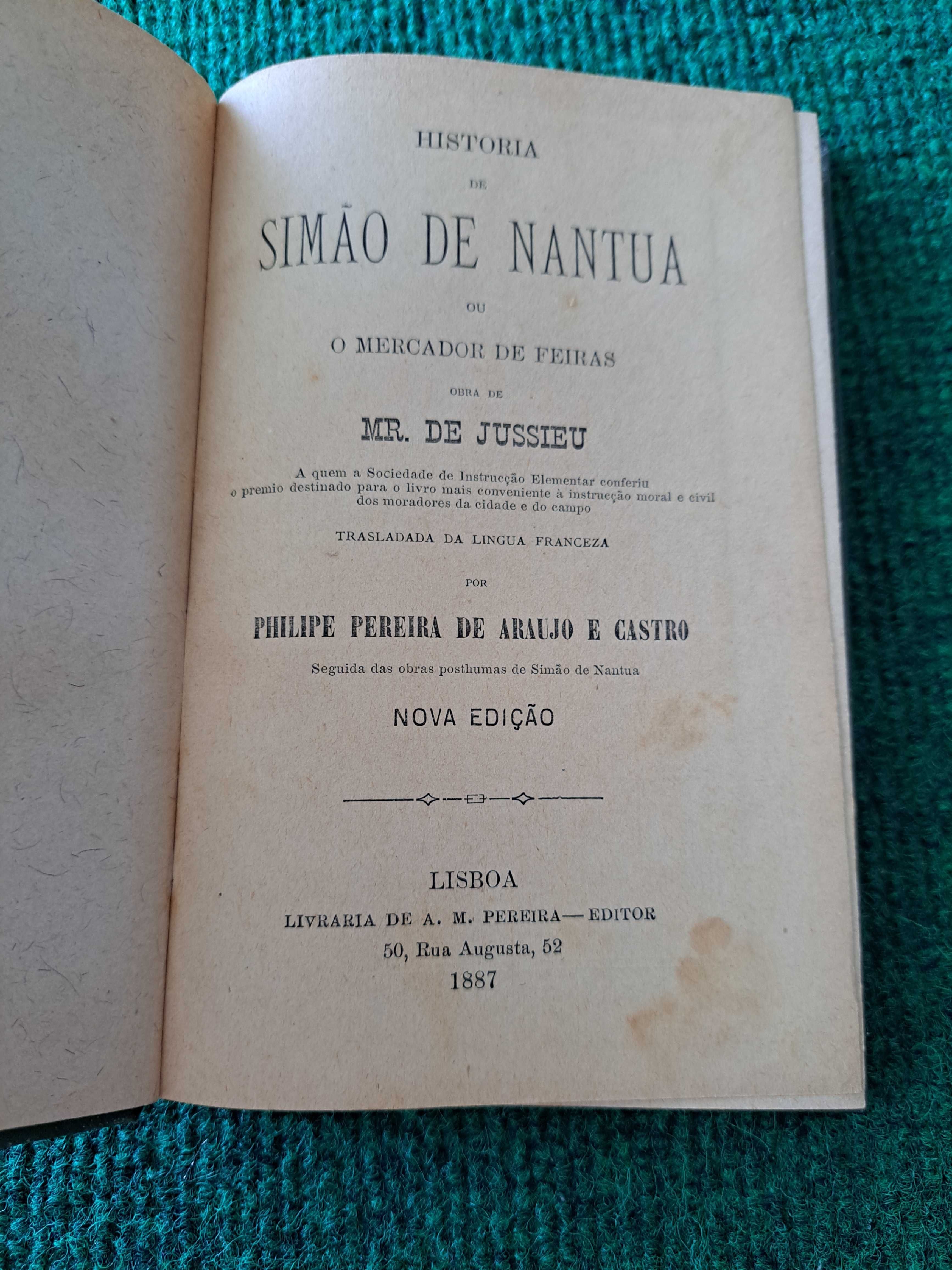 História de Simão de Nantua - Mr. De Jusieu