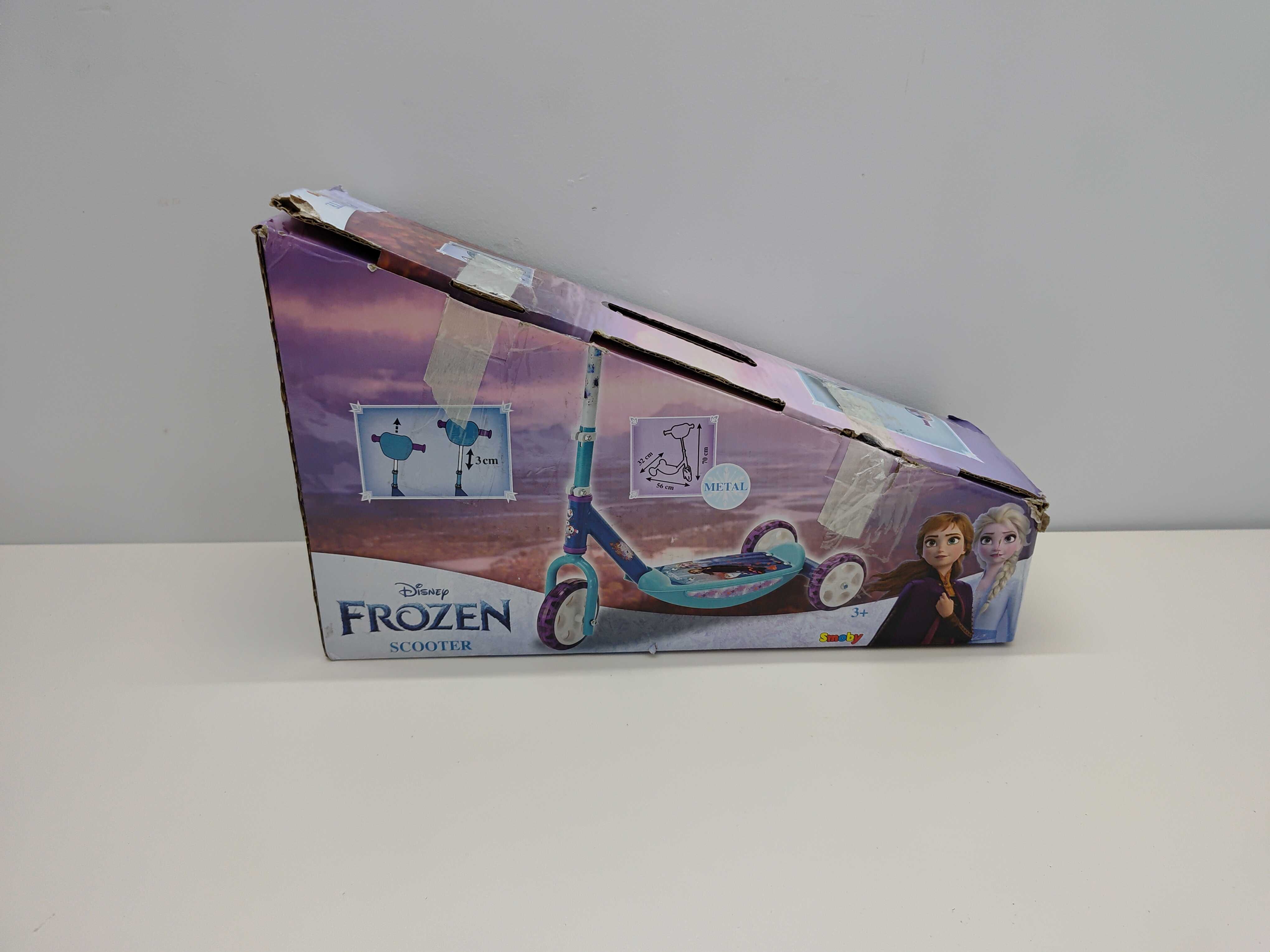 Smoby Hulajnoga trójkołowa Frozen Kraina Lodu dla dzieci (K)