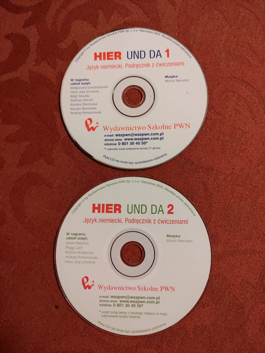 CD Hier und da 1, 2  język niemiecki ćwiczenia