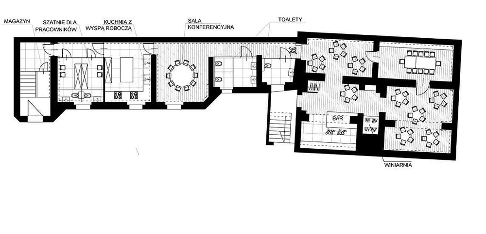 do wynajęcia lokal użytkowy ok. 180 m2, centrum, 4600 zł