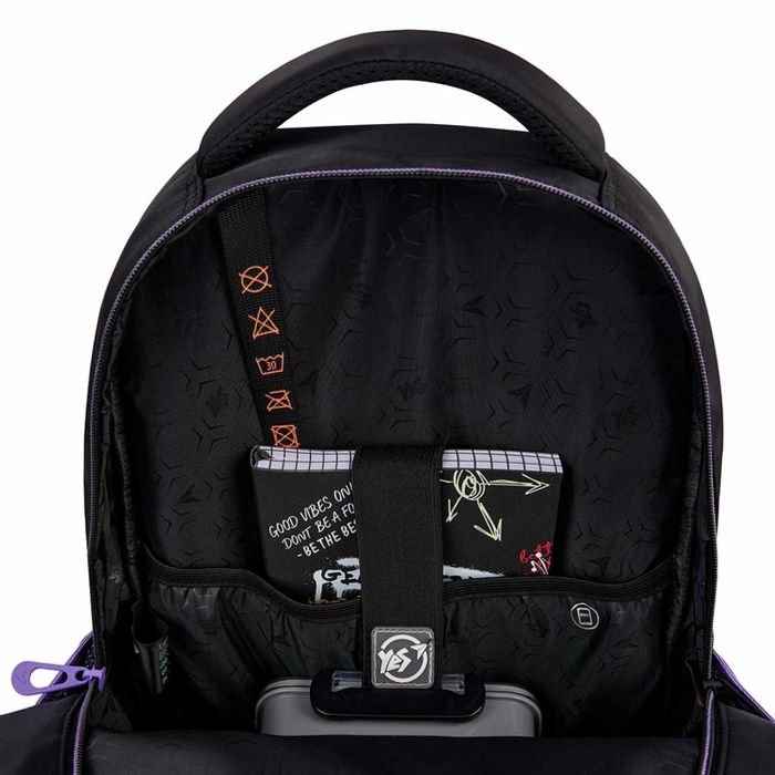 Рюкзак підлітковий шкільний YES Purple Hearts TS-48 на зріст 145-175см