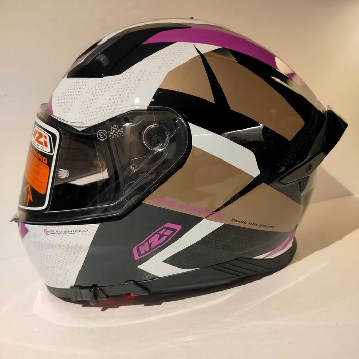 Capacete integral NZi Stream Trident senhora mota scooter novo