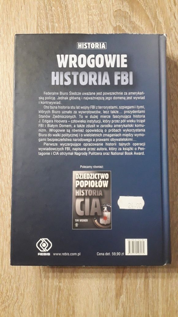 Tim Weiner, Wrogowie. Historia FBI.