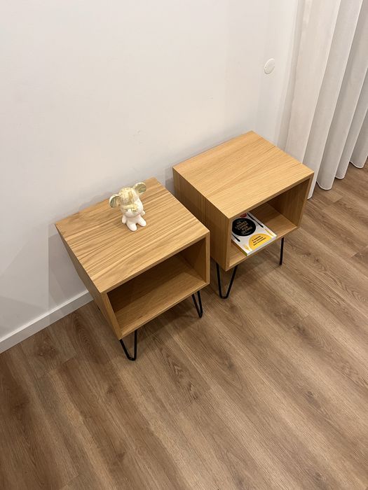 Mesas Cabeceira Carvalho NOVAS