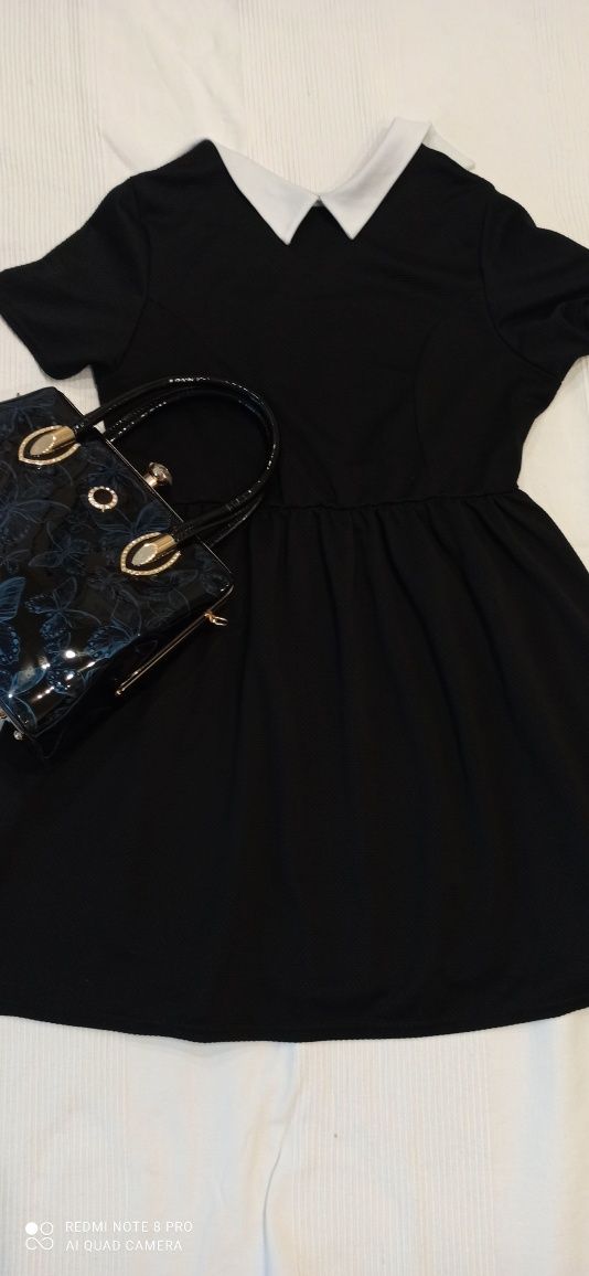 Sukienka damska czarna klasyczna New Look 42/44 elegancka