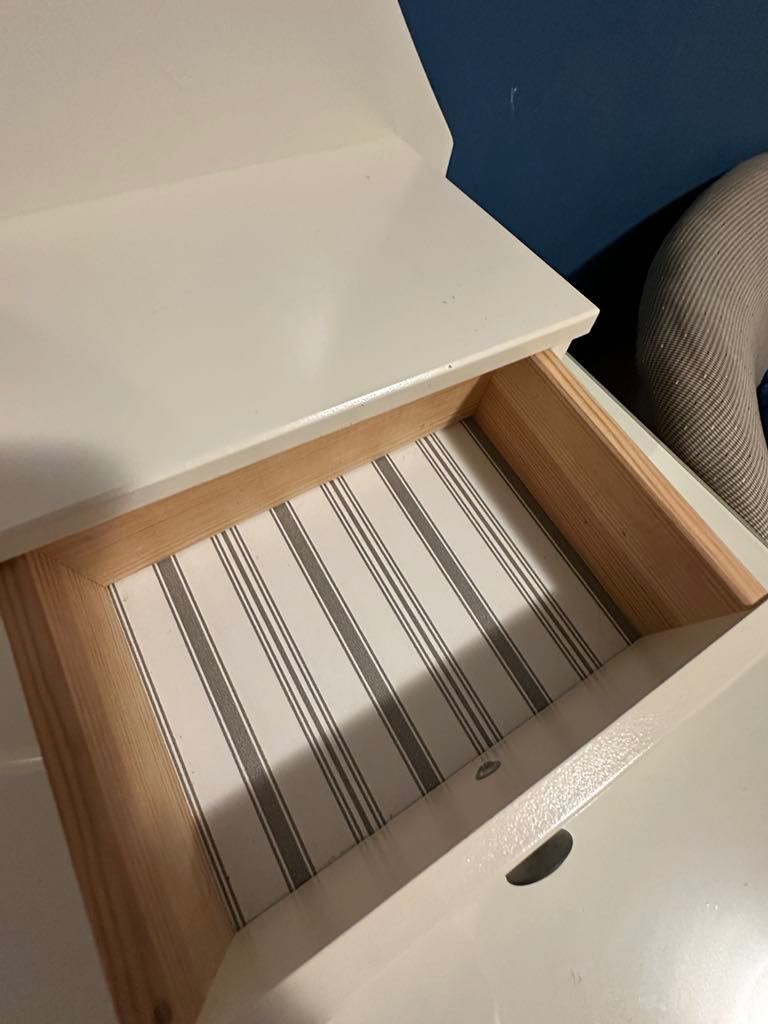 Toaletka Ikea biała hemnes
