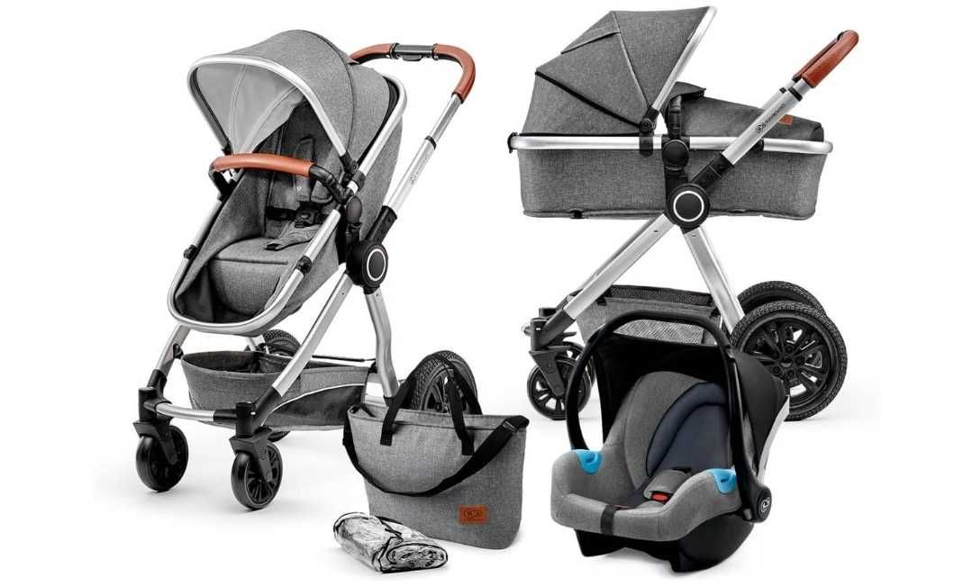 Carro de bebe com alcofa + ovo Kinderkraft