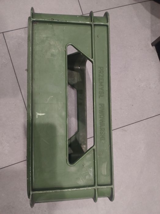 Stara skrzynka na butelki PRL przemysł piwowarski