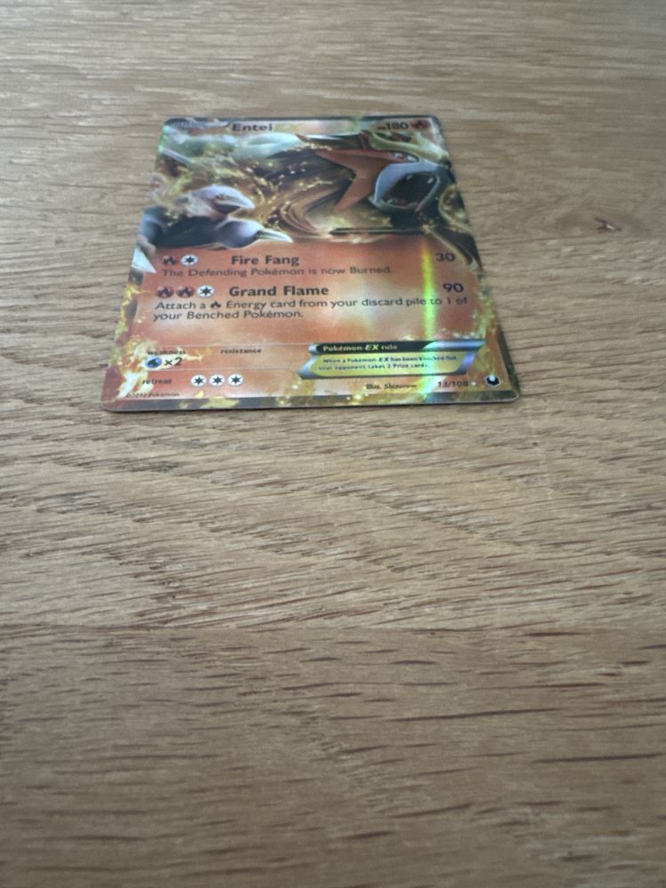 Karta pokémon Entei EX