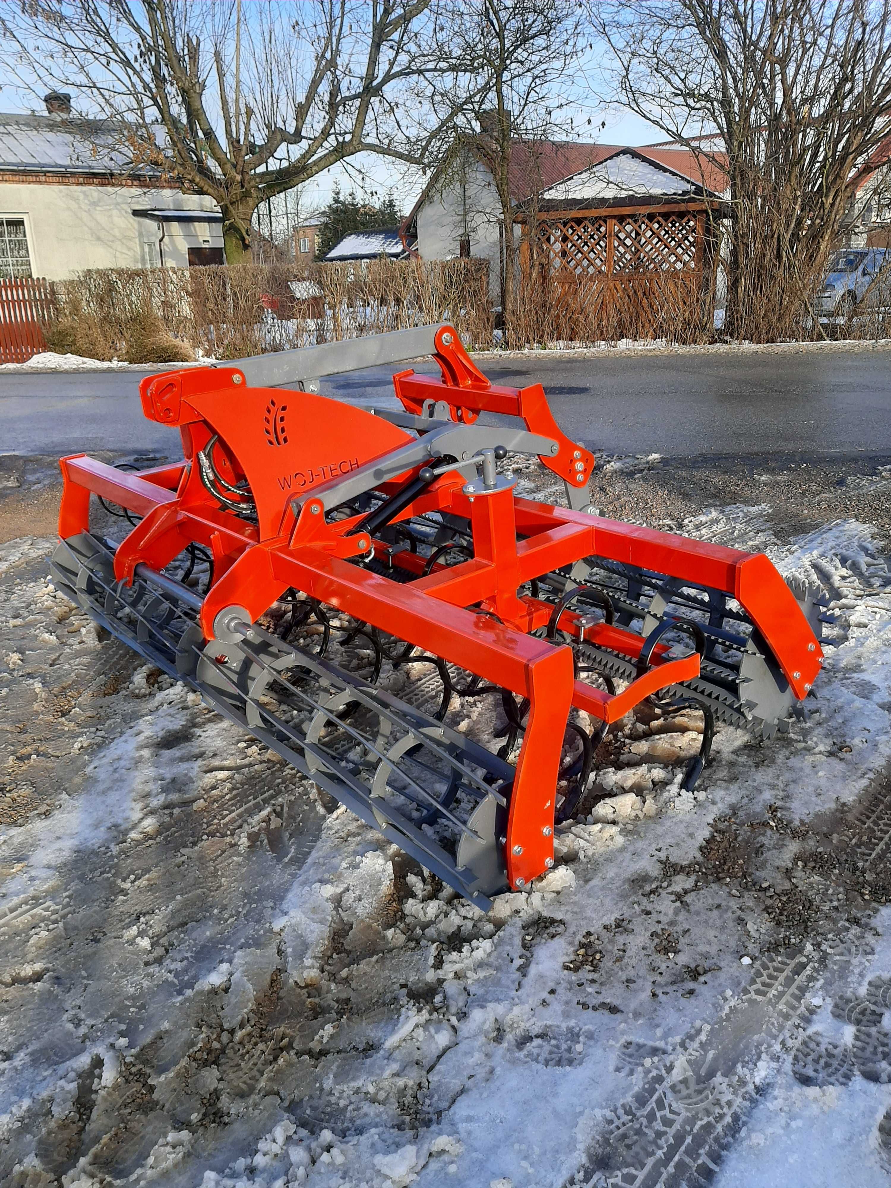 KULTYWATOR Z hydropakiem i wałkami/ agregat uprawowo siewny WYPRZEDAŻ