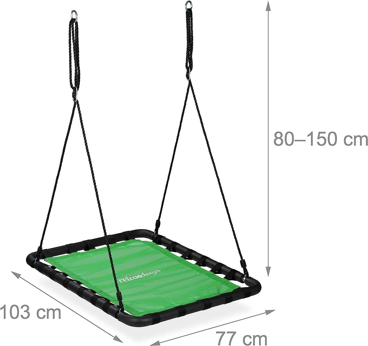 R230 -45% huśtawka dla dzieci bocianie gniazdo 100kg 103x77 cm pianka