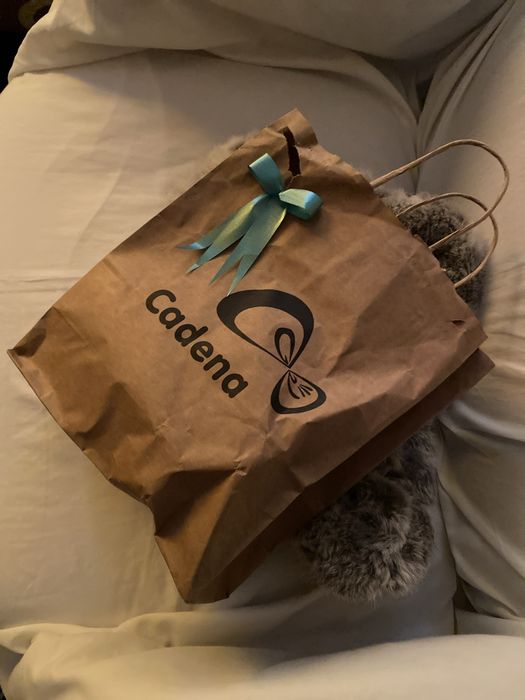 Gola de pele de coelho