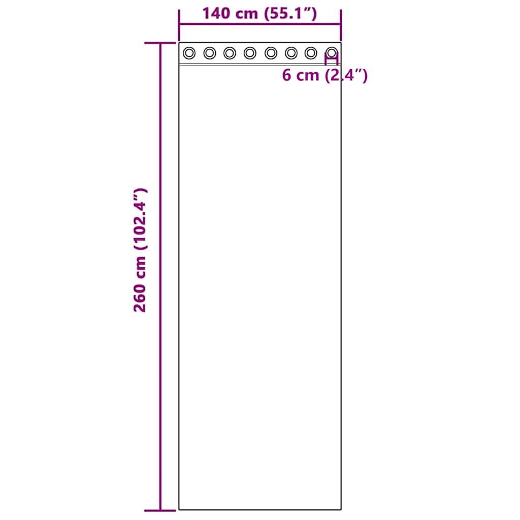 Vidaxl Zasłony Woalowe Z Przelotkami 2 Szt. Jabłko Zielone 140X260 Cm