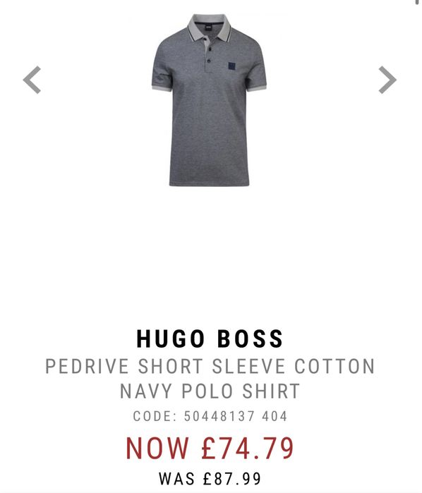Hugo Boss поло regular fit pedrive polo shirt оригінал / XL