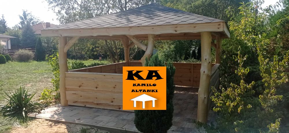 Altanka z bala Altana Altanki Altany Ogrodowa