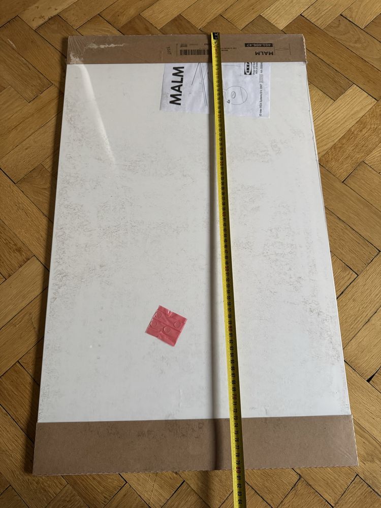IKEA MALM Szklany blat przezroczysty