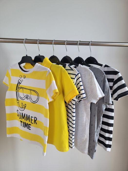 [179] Zestaw 6 koszulek w rozm. 110.