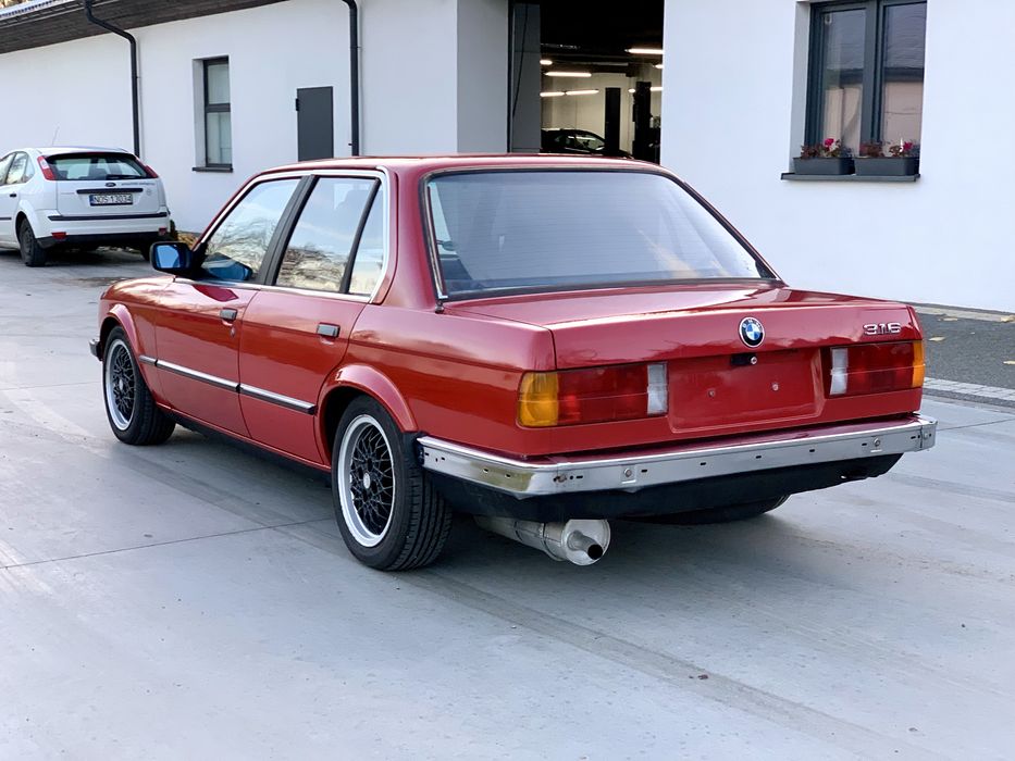 BMW 316 e30 1985 rok wąska lampa BBS OBC nowy gwint