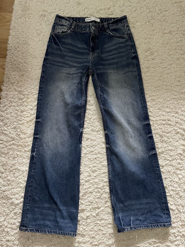 Spodnie Bershka 36 jak 38 zestaw
