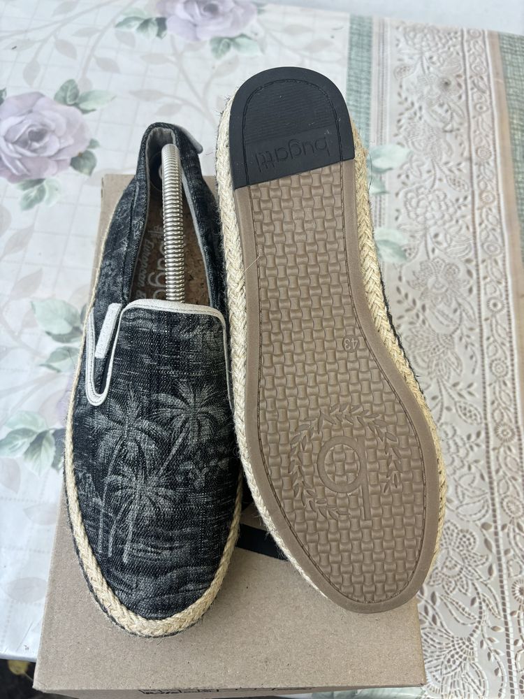 Bugatti denim мокасини котон 43