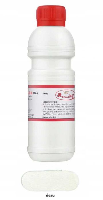 RENOSKÓR farba lakier do skóry Śmietankowy 200 ml
