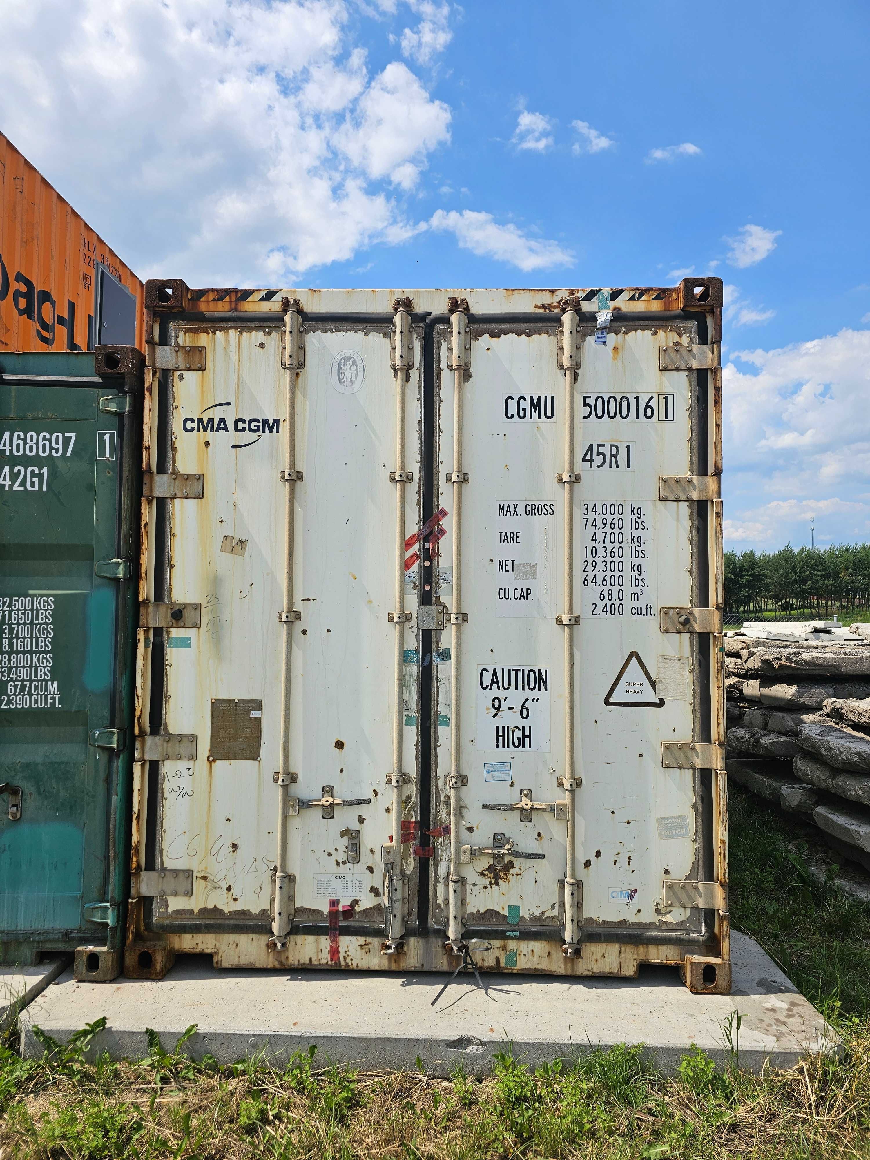 Izoterma 40HCRF kontener chłodniczy, magazyn chłodniczy, suszarnia