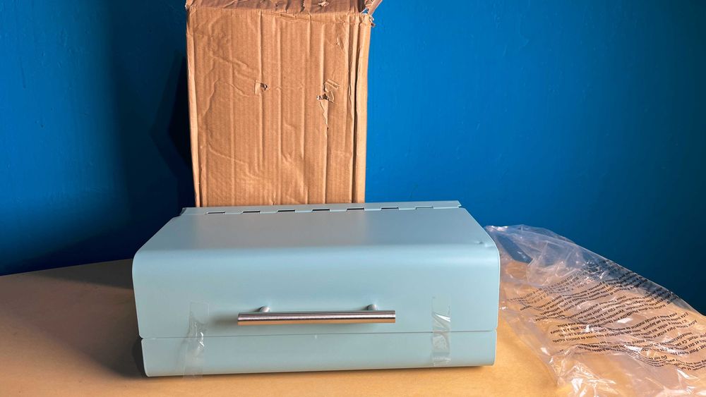 Chlebak stylowy pojemnik na chleb, Metalowy koszyk na pieczywo, spm51