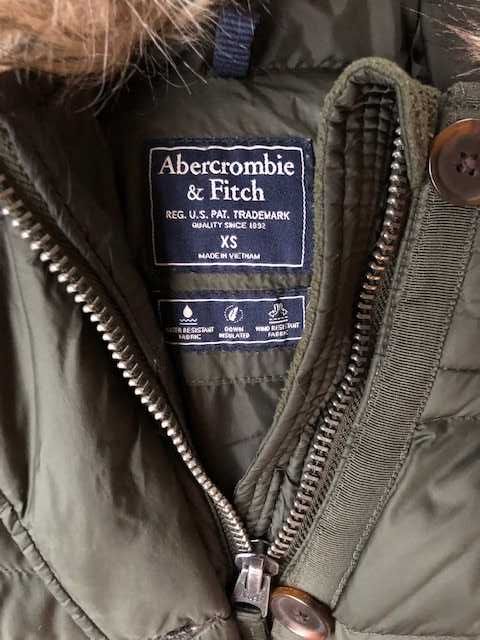 Kurtka puchowa Abercrombie & Fitch