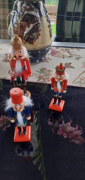 Dekoracje dziadek do orzechów zestaw 4 szt