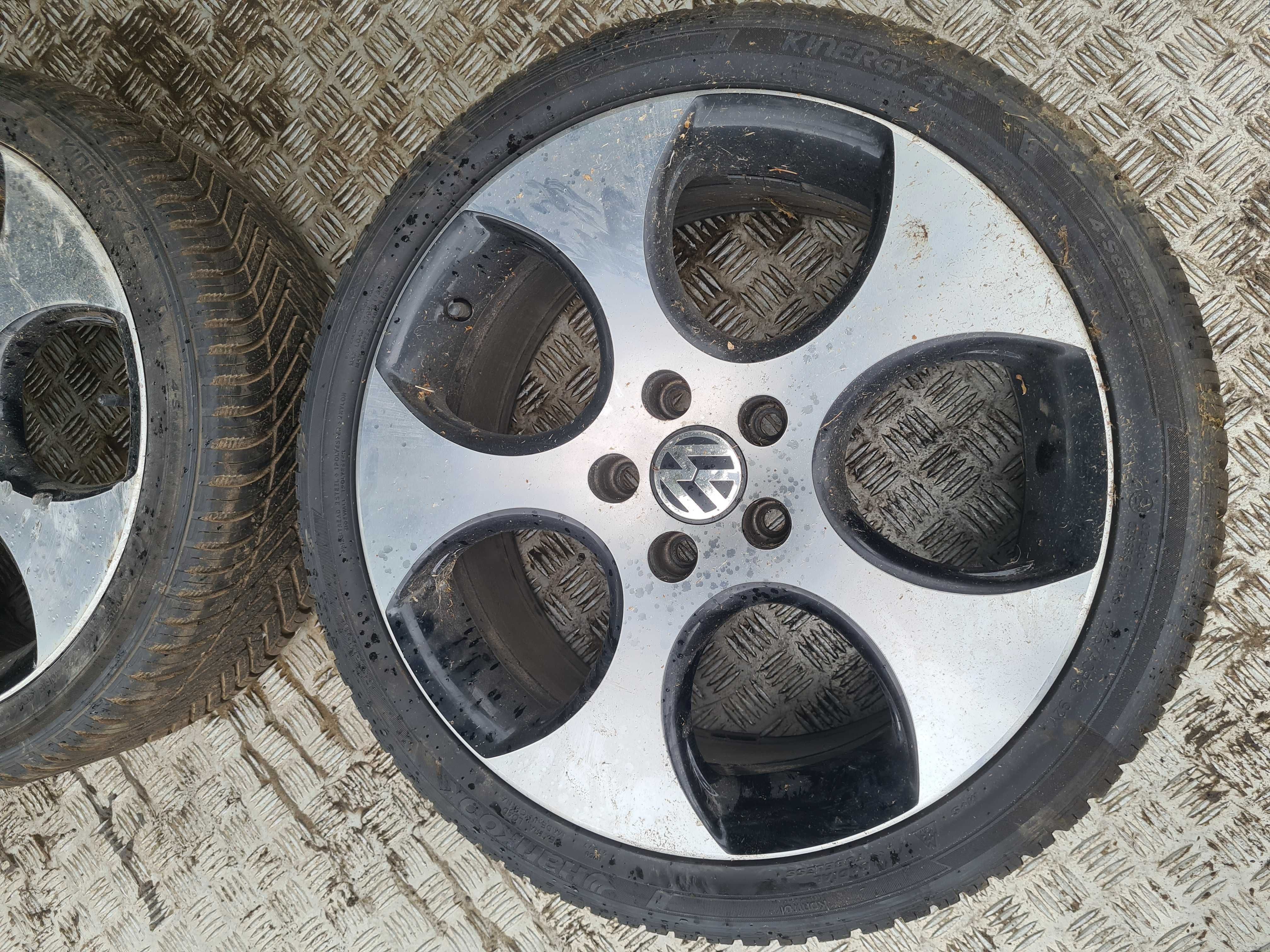 VW Golf V GTI felga aluminiowa 7.5x18H2 ET51 opona 225/40 R18