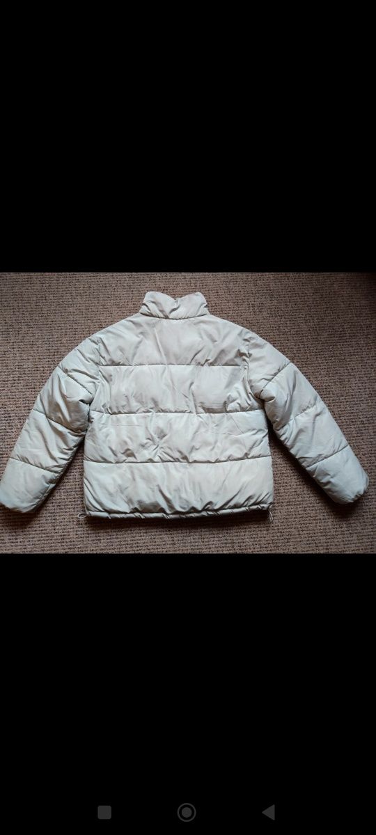 Jasnozielona kurtka puchowa zimowa 38 M Reserved trendy y2k basic zima