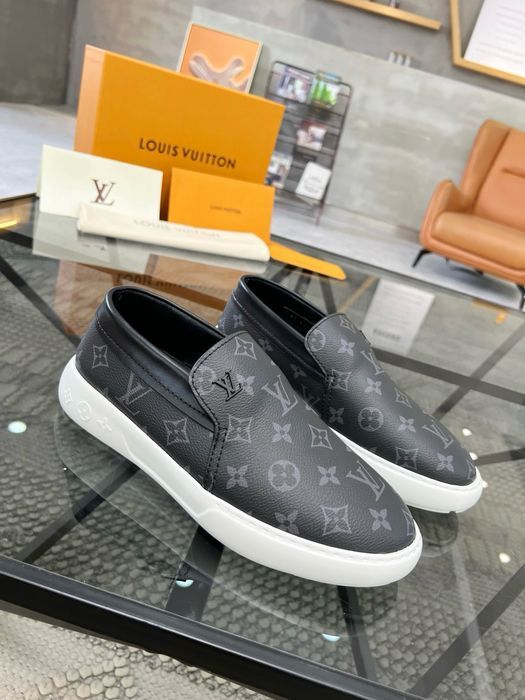 Кроссовки Louis Vuitton оригинал мужские слипоны кеды мокасины