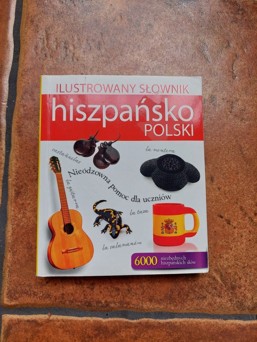 Ilustrowany słownik  hiszpańsko polski