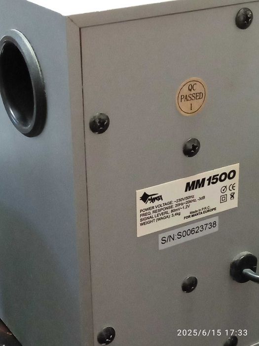Zestaw głośników Manta MM1500
