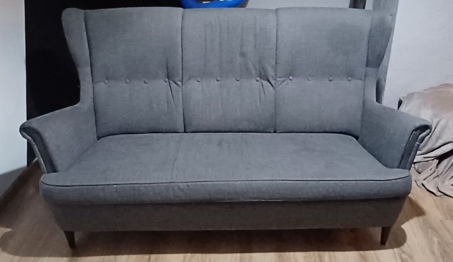 Sofa ikea strandmon uszak ciemnoszara