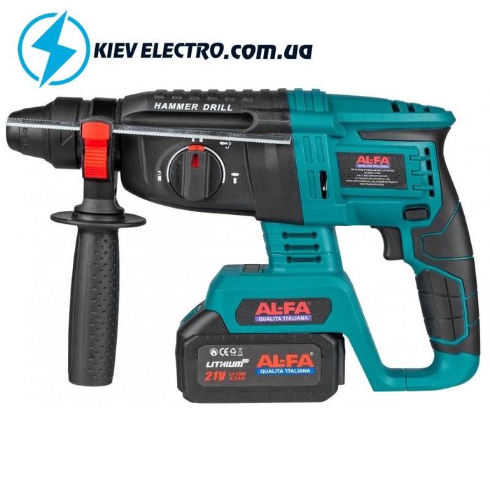 Перфоратор аккумуляторный AL-FA (2АКБ 4амп, 2,5 дж, кейс) Бесщеточный