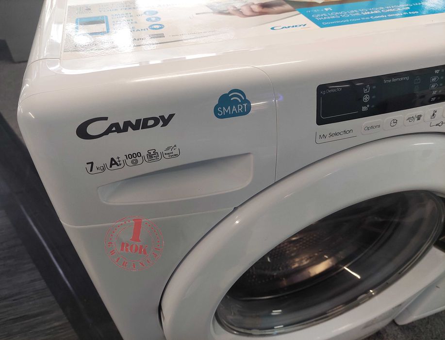 ROK GWARANCJA Pralka Candy Smart CS4 1072D3 SLIM Connectivity NFC A+++