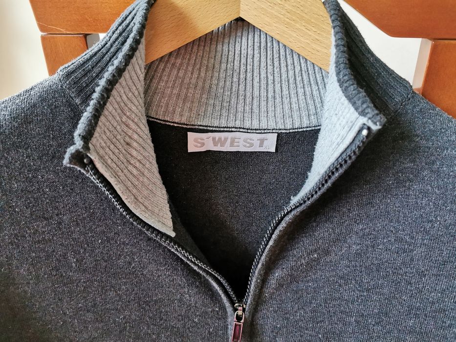 Sweter wełna kaszmir XL