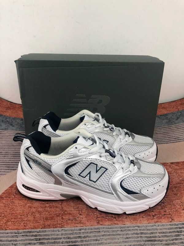 Srebrny*Prezent Damskie New Balance530 UnisexTrampki roz. 36.5