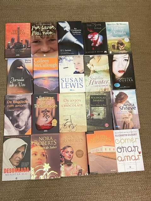 Livros variados Sveva Casati Jojo Moyes James Patterson Nora Roverts