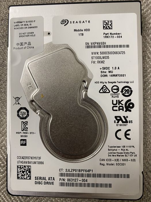 Hdd Seagate 1 Tb ідеальний