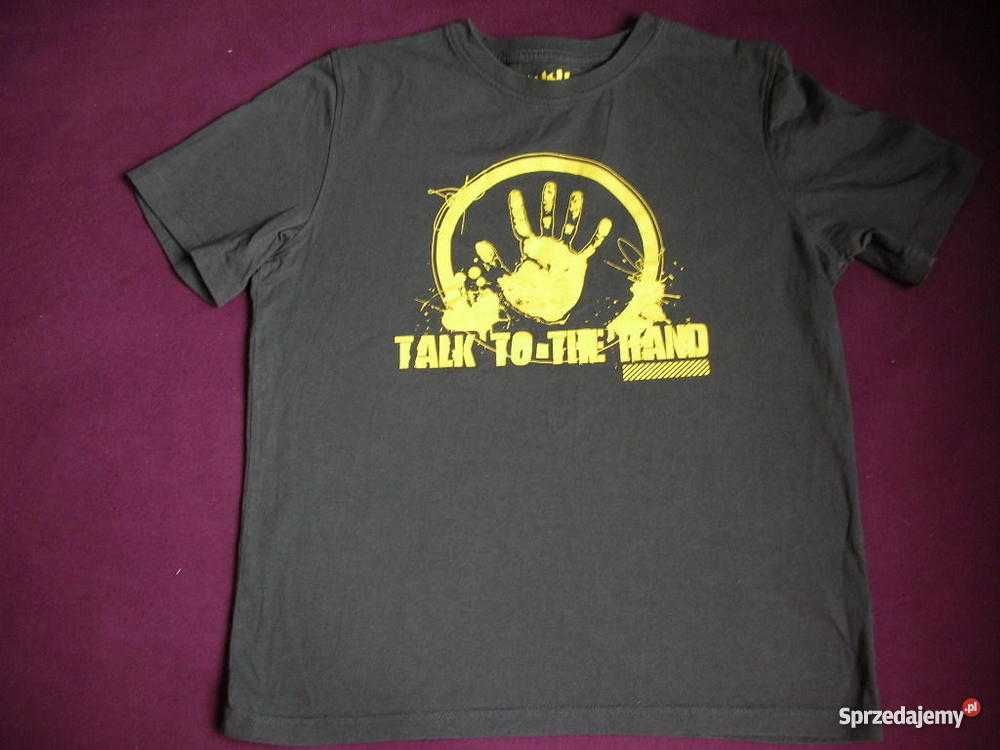 Tshirt Talk to the hand Koszulka Mów do mojej ręki