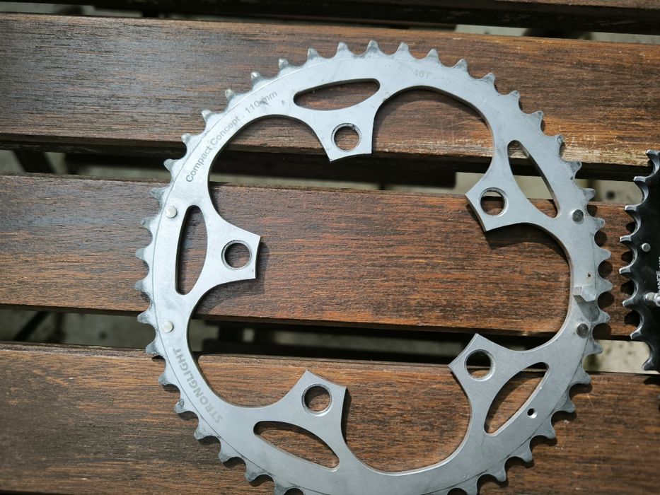 Vendo pratos 46  bicicleta estrada, ciclismo