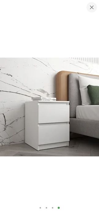 Тумбочка приліжкова (Г30/Ш32/В41) (БІЛА)