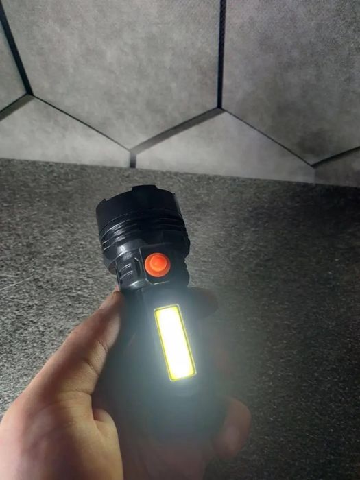 Ліхтар ручний Panther PT- 8915B COB LED  300 Lumen фонарь