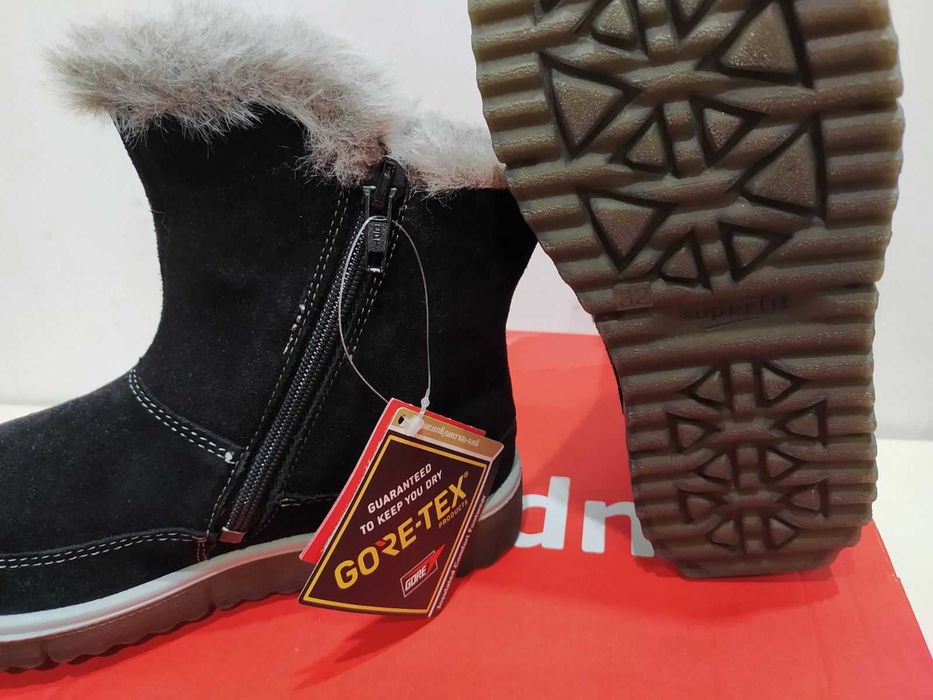 Новые зимние ботинки Superfit 32р, Gor-tex, замша