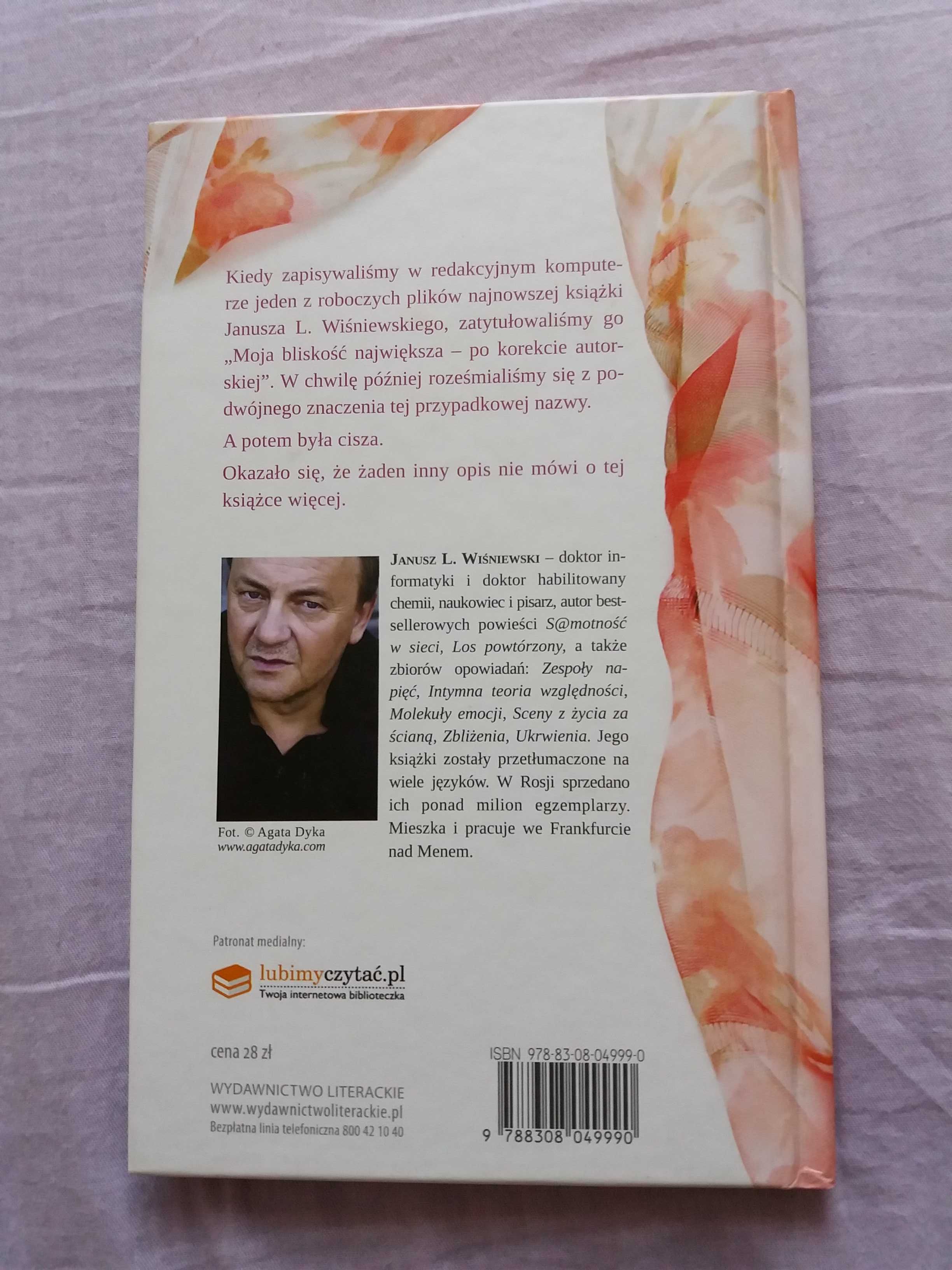 Moja Bliskość Największa Janusz L. Wiśniewski bdb