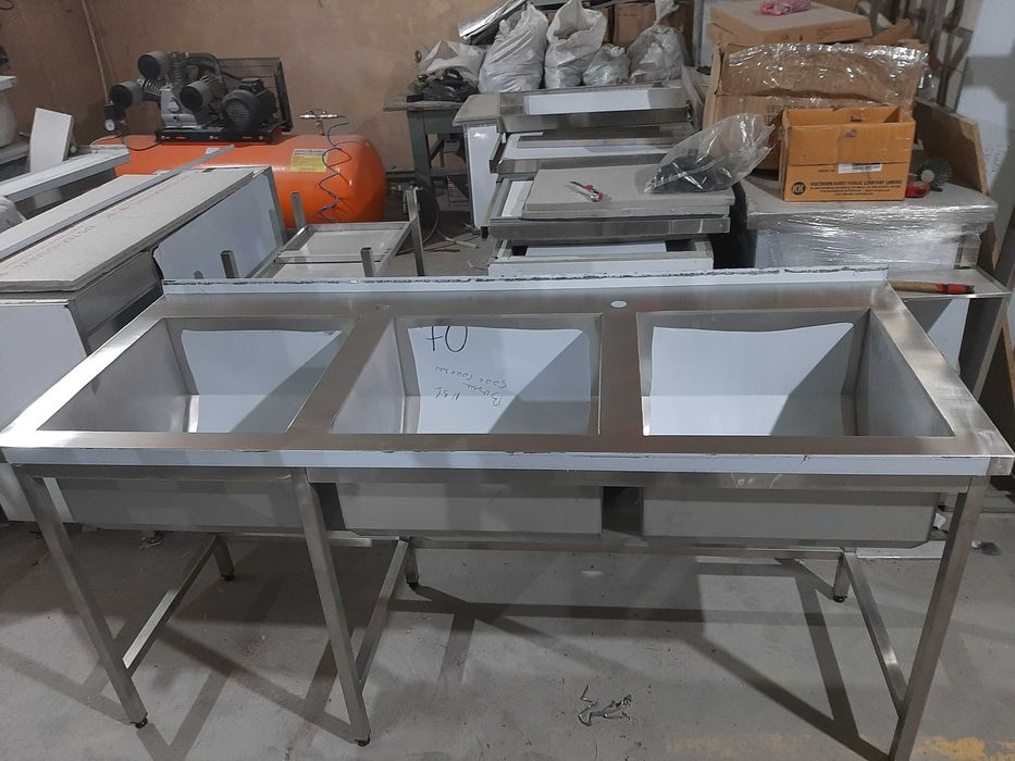 Стелаж, Стіл, Мийка, Полиця Нержавійка