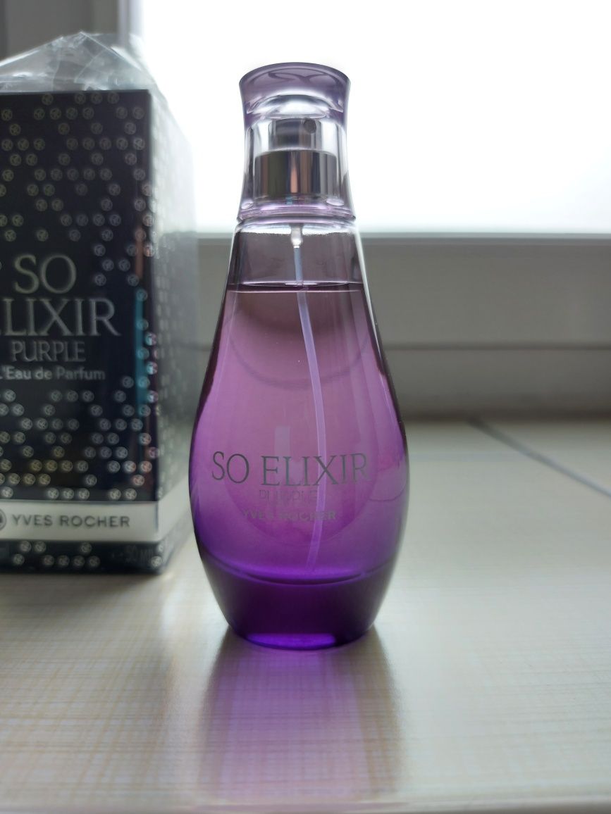 Yves Rocher So Elixir Purple EDP 50ml, używane.