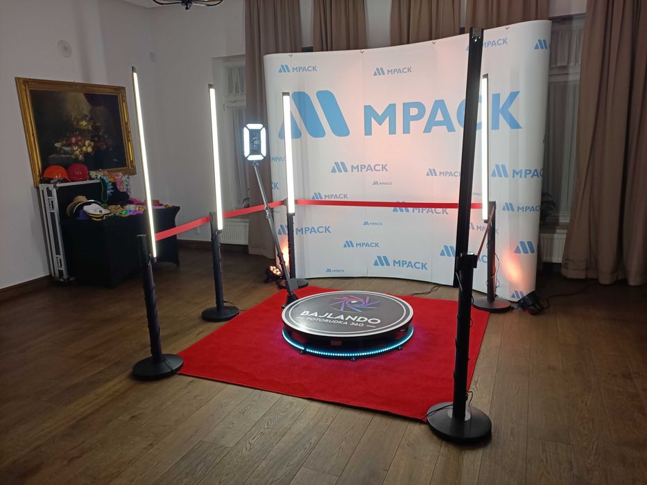 Fotobudka 360 na imprezę - wesela, urodziny, imprezy firmowe